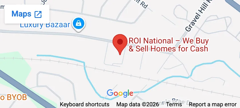Map of the ROI National office, 1310 Industrial Blvd Suite 103, Southampton, PA